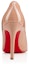 Shop (W) Christian Louboutin Pigalle 100mm Pam Nude Kulit Berkilat 3080680PK20