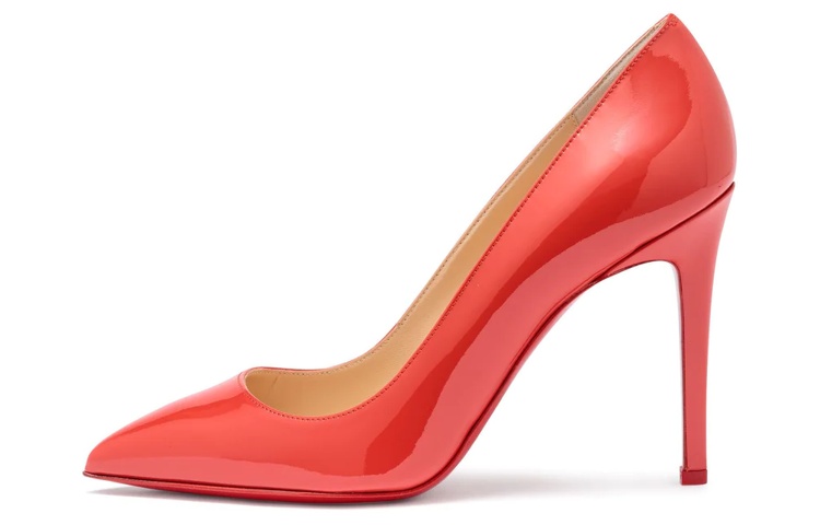 (Women) Christian Louboutin Pigalle 100mm Pump Red Patent Leather 3080680BISOU