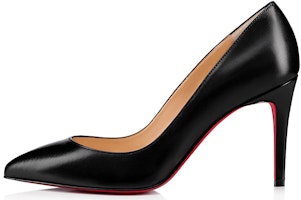 (Women) Christian Louboutin Pigalle 85mm Pump Black Nappa Leather 3160522BK01 (Women) Christian Louboutin Pigalle 85mm Pump Black Nappa Leather 3160522BK01
