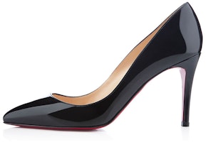 (Women) Christian Louboutin Pigalle 85mm Pump Black Patent Leather 1100382BK01 (Women) Christian Louboutin Pigalle 85mm Pump Black Patent Leather 1100382BK01