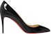(W) Christian Louboutin Pigalle 85mm Pump Hitam Kulit Paten 1100382BK01