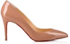 Order (W) Christian Louboutin Pigalle 85mm Tumit Kulit Patent Nude 1100382PK20