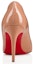 Purchase (W) Christian Louboutin Pigalle 85mm Tumit Kulit Patent Nude 1100382PK20
