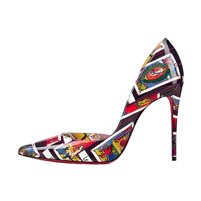 (W) Christian Louboutin Pigalle 'Black Red'