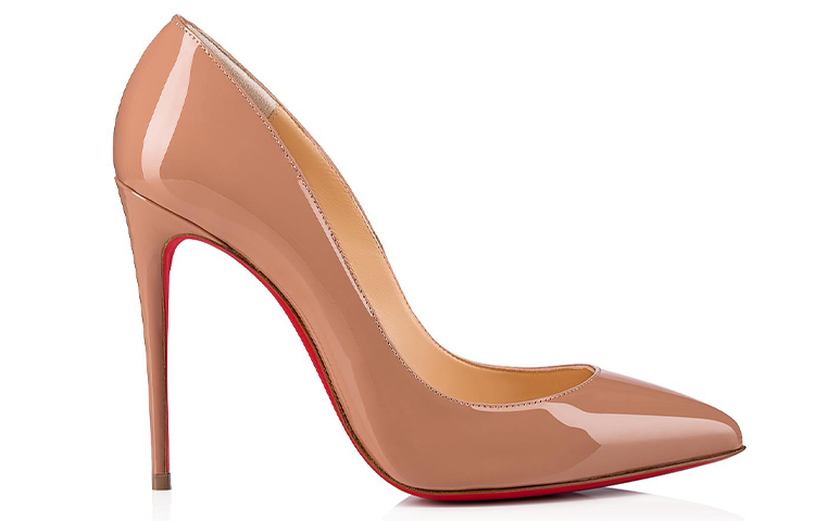 Order (W) Christian Louboutin Pigalle Follies 100mm Pam Nud Kulit Lack 3140495PK1A