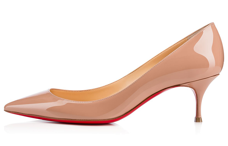(W) Christian Louboutin Pigalle Follies 'Nude'