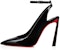 (W) Christian Louboutin Pigalle Patent Leather Pumps 'Hitam 10cm Stiletto' 1230136B439
