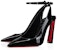 (W) Christian Louboutin Pigalle Patent Leather Pumps 'Hitam 10cm Stiletto' 1230136B439