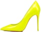 Buy (W) Christian Louboutin Pigalle Patent Tumit Tinggi Slip-On Runcing 'Kuning' 1231101Y324