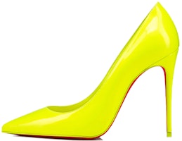 (Women) Christian Louboutin Pigalle Patent Pointed-Toe Slip-On Stiletto 'Yellow' 1231101Y324 (Women) Christian Louboutin Pigalle Patent Pointed-Toe Slip-On Stiletto 'Yellow' 1231101Y324
