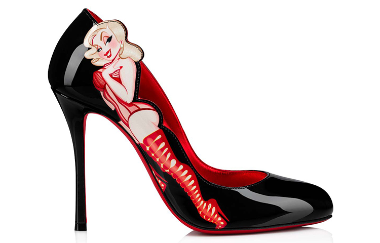 (W) Christian Louboutin Pinupina 'Black Red' 圖 2