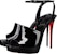 (Women) Christian Louboutin Platform Sandal 'Black' 1221130B439