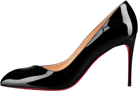 Christian Louboutin 漆皮尖頭時尚高跟鞋 女式 黑色 Buy Christian Louboutin 漆皮尖頭時尚高跟鞋 女式 黑色