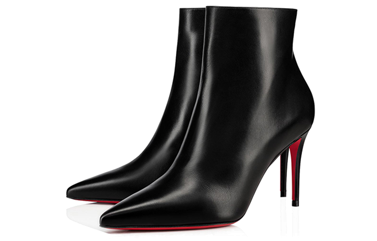 Lookbook (W) Christian Louboutin Tumit Tinggi Runcing Kulit Kilat 'Hitam' 3190384