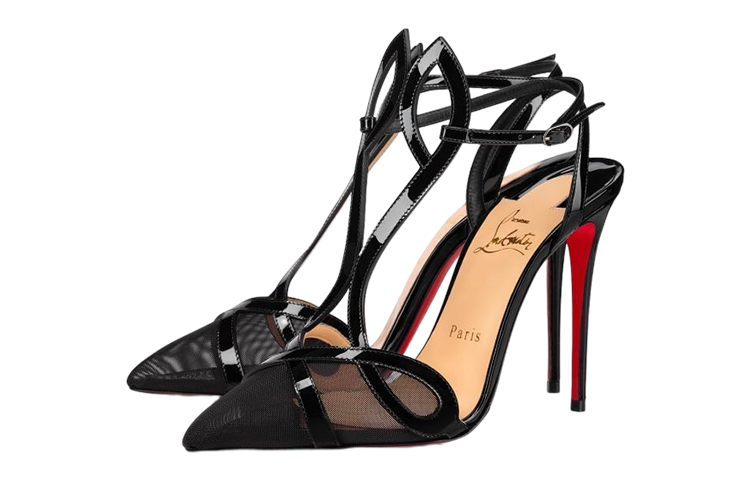 (W) Christian Louboutin Pointed-Toe Patent Pump 'Black Buckle' 圖 3