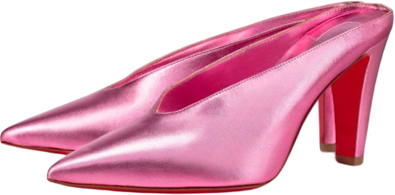 (Women) Christian Louboutin Pointed-Toe Sandal 'Pink Leather' 1220807P681 Order (Women) Christian Louboutin Pointed-Toe Sandal 'Pink Leather' 1220807P681
