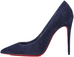 (Women) Christian Louboutin Pointed-Toe Slip-On Stiletto 'Blue' 3221245U990 (Women) Christian Louboutin Pointed-Toe Slip-On Stiletto 'Blue' 3221245U990