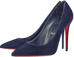 Lookbook (W) Christian Louboutin Spitze Slip-On Stiletto ''Blau'' 3221245U990