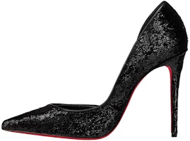 (Women) Christian Louboutin Pointed-Toe Stiletto 'Black Velvet' 3221143BK01 (Women) Christian Louboutin Pointed-Toe Stiletto 'Black Velvet' 3221143BK01