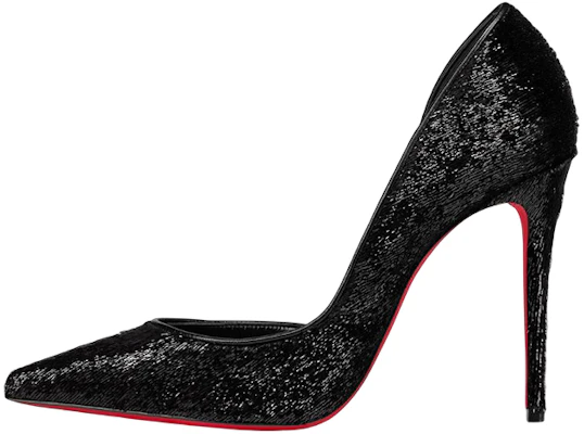 (W) Christian Louboutin Tacones de Aguja Punta Fina 'Terciopelo Negro' 3221143BK01 Buy (W) Christian Louboutin Tacones de Aguja Punta Fina 'Terciopelo Negro' 3221143BK01
