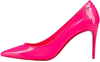 (Women) Christian Louboutin Pointed-Toe Stiletto 'Pink Patent' 1221056P732 (Women) Christian Louboutin Pointed-Toe Stiletto 'Pink Patent' 1221056P732