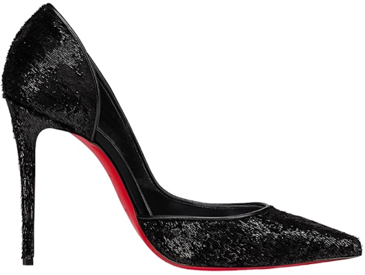 (Women) Christian Louboutin Pointed-Toe Stiletto 'Black Velvet' 3221143BK01 Order (Women) Christian Louboutin Pointed-Toe Stiletto 'Black Velvet' 3221143BK01