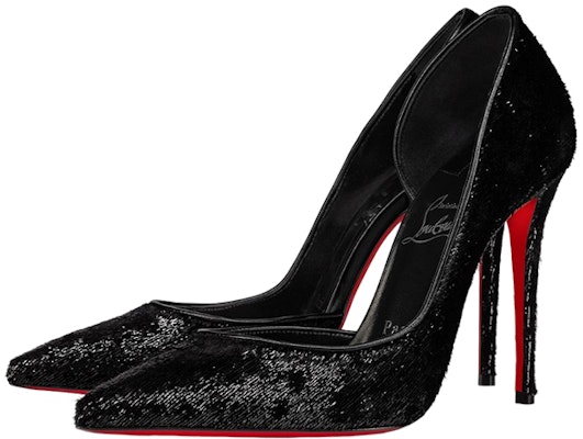 (Women) Christian Louboutin Pointed-Toe Stiletto 'Black Velvet' 3221143BK01 Lookbook (Women) Christian Louboutin Pointed-Toe Stiletto 'Black Velvet' 3221143BK01