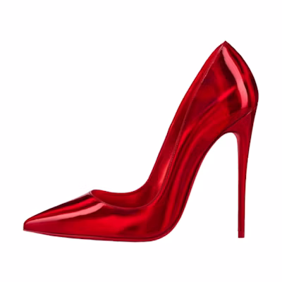 (W) Christian Louboutin Pointed Toe Slip-On Stiletto High Heels 12cm 'Red Sole'