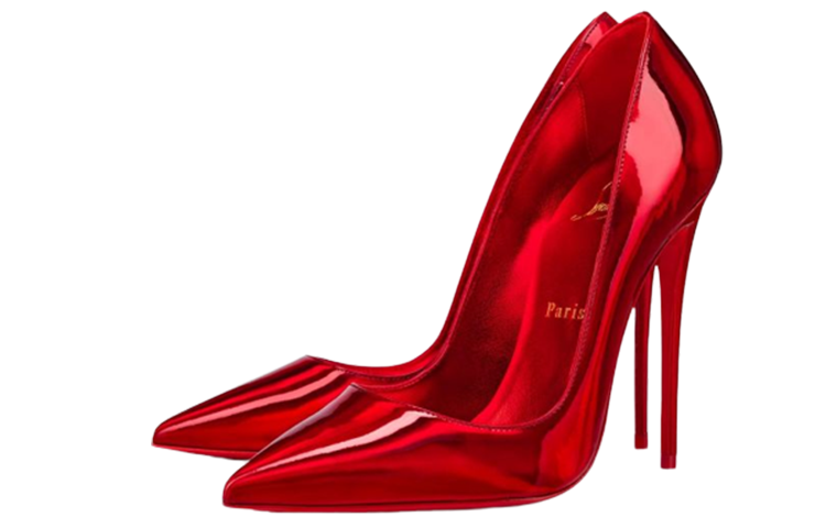 (W) Christian Louboutin Pointed Toe Slip-On Stiletto High Heels 12cm 'Red Sole' 圖 2