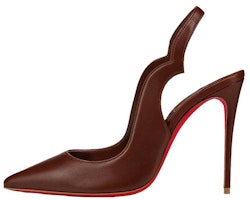 (Women) Christian Louboutin Pointed Toe Stiletto 'Deep Brown Leather' 3220465N249 (Women) Christian Louboutin Pointed Toe Stiletto 'Deep Brown Leather' 3220465N249