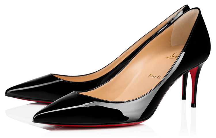 Lookbook (W) Christian Louboutin Tumit Tinggi Runcing 'Hitam Coklat Merah' 3191451BK01