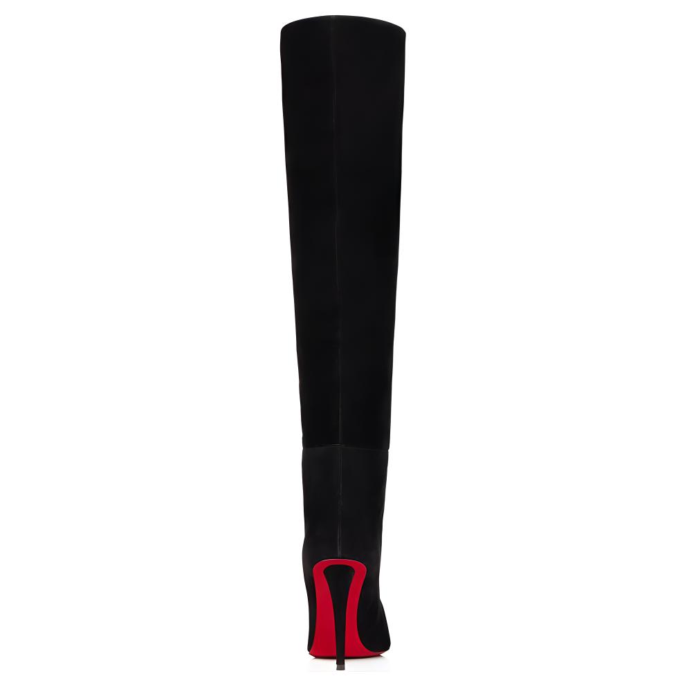 (W) Christian Louboutin Pointed Toe Stiletto High Boots 'Black' 10cm 圖 4