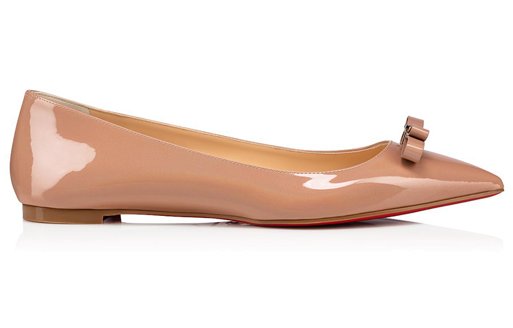 (W) Christian Louboutin Pointy Nodo 'Nude' 圖 2