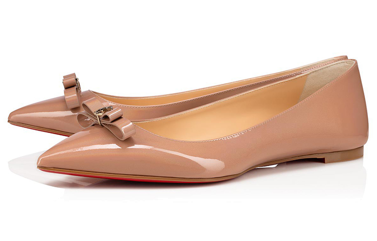 (W) Christian Louboutin Pointy Nodo 'Nude' 圖 3