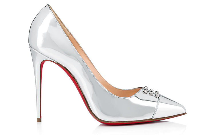 (W) Christian Louboutin Predupump 'Silver' 圖 2