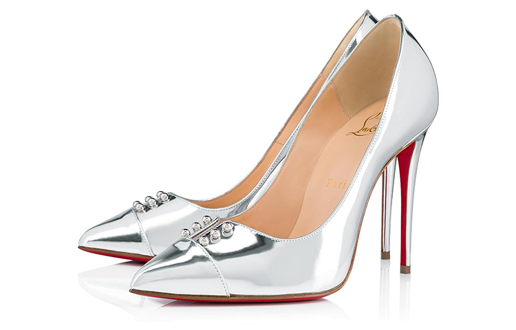 (W) Christian Louboutin Predupump 'Silver' 圖 3