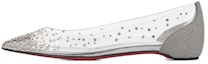 Buy (W) Christian Louboutin PVC Kasut Rata Bertitik 'Telus' 1220711S281