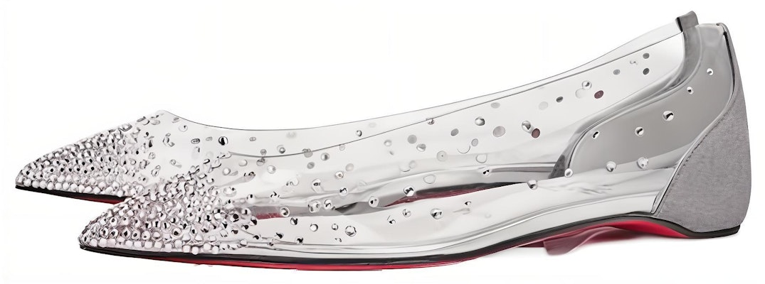 (Women) Christian Louboutin PVC Flat Pointed Slip-On 'Transparent' 1220711S281 Lookbook (Women) Christian Louboutin PVC Flat Pointed Slip-On 'Transparent' 1220711S281