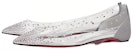 (W) Christian Louboutin PVC Kasut Rata Bertitik 'Telus' 1220711S281