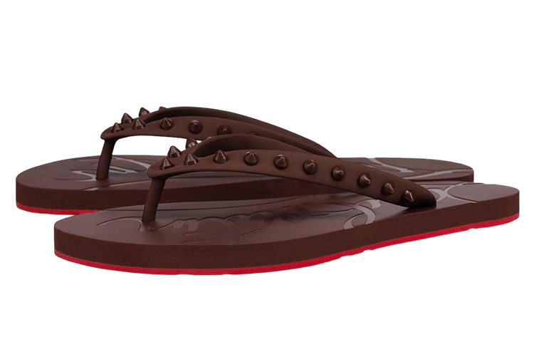 (W) Christian Louboutin Rubber Slide 'Brown' 圖 2