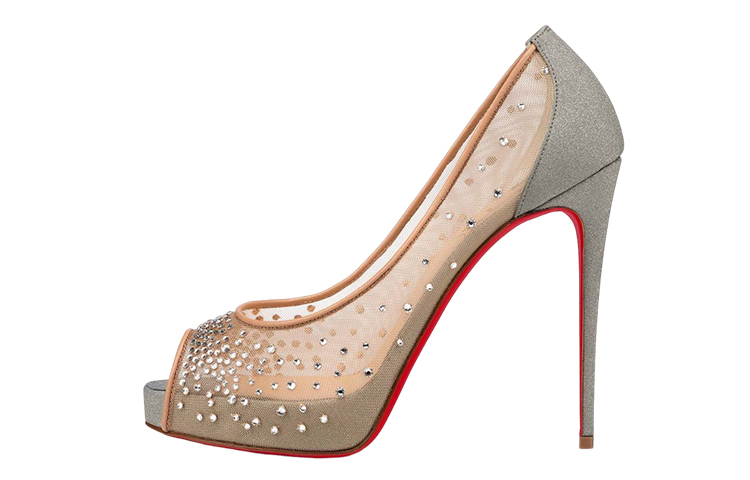 (Women) Christian Louboutin Sandal 'Beige Sheer' 1220691S245