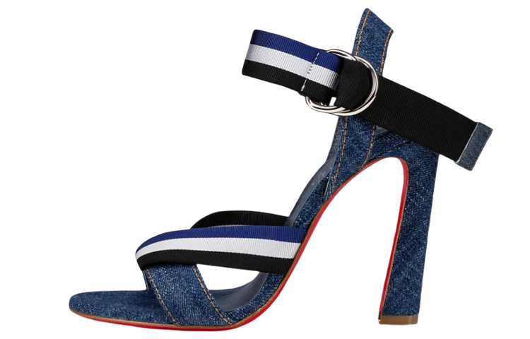 (W) Christian Louboutin Sandal 'Blue Denim'