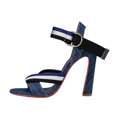 (W) Christian Louboutin Sandal 'Blue Denim'