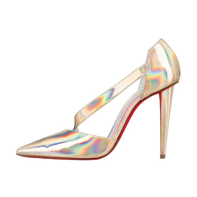 (W) Christian Louboutin Sandal 'Gold Patent'