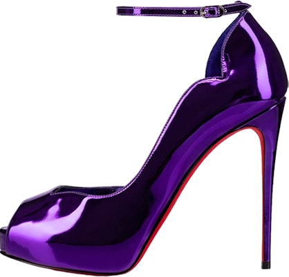 (Women) Christian Louboutin Sandal 'Mirror Fashion Purple Leather' 1220532U844 Buy (Women) Christian Louboutin Sandal 'Mirror Fashion Purple Leather' 1220532U844