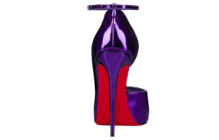 (W) Christian Louboutin Sandal 'Mirror Fashion Purple Leather' 圖 3