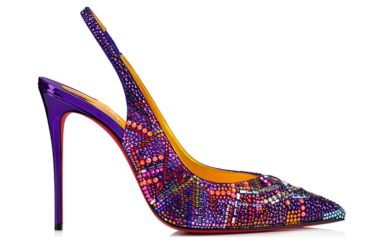 (W) Christian Louboutin Sandal Heel 'Purple' 圖 2