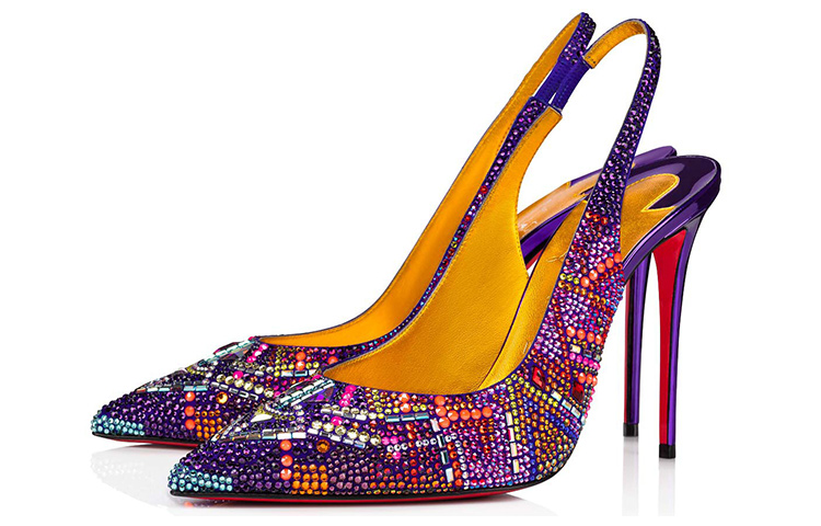 (W) Christian Louboutin Sandal Heel 'Purple' 圖 3