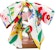 (W) Sandal Christian Louboutin 'White Floral Satin' Putih Bunga Satin 1221360M024