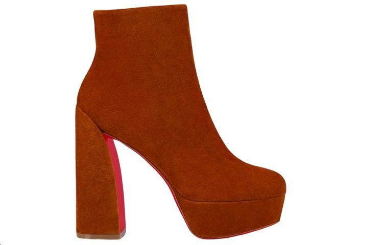 (W) Christian Louboutin Short Boots 'Brown Suede' 圖 2